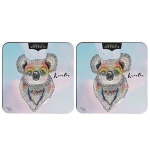 Banksia Red Koala Tin Lemon Mrytle Finger Biscuits 150g - 2 Pack