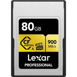 Lexar Professional Gold Series Cfexpress Type A Card - 80gb