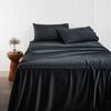 Adorn Living Bamboo Blend Sheet Set Black - Single