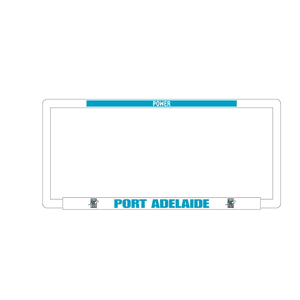 1x OFFICIAL AFL PORT ADELAIDE Car Number Plate Frame Cover Surround