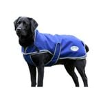 WeatherBeeta 70cm Dark Blue/Grey/White ComFiTec Premier Free Duo Deluxe Parka Dog Coat
