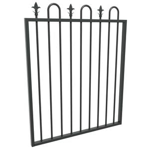 ProtectorAl 975 x 1200mm Monument Aluminium Loop And Spear Top Pool Gate
