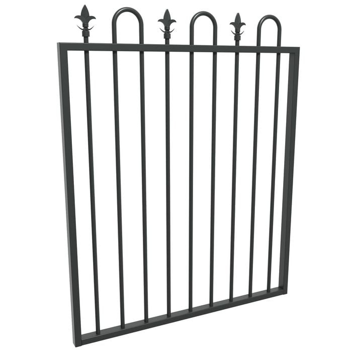 ProtectorAl 975 x 1200mm Monument Aluminium Loop And Spear Top Pool ...