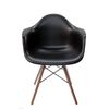 SK Designer Living | Replica Eames DAW Eiffel Chair | Plastic & Walnut - Black