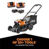 AEG 2 x 18V (36V) 6.0AH 18" FUSION Lawn Mower Kit