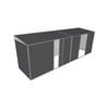 Build-a-Shed 1.5 x 6 x 2m Single and Double Sliding Side Door Skillion Shed - Grey