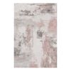Urban Style Abstract Printed Microfibre Rug – Pink (160x240cm)