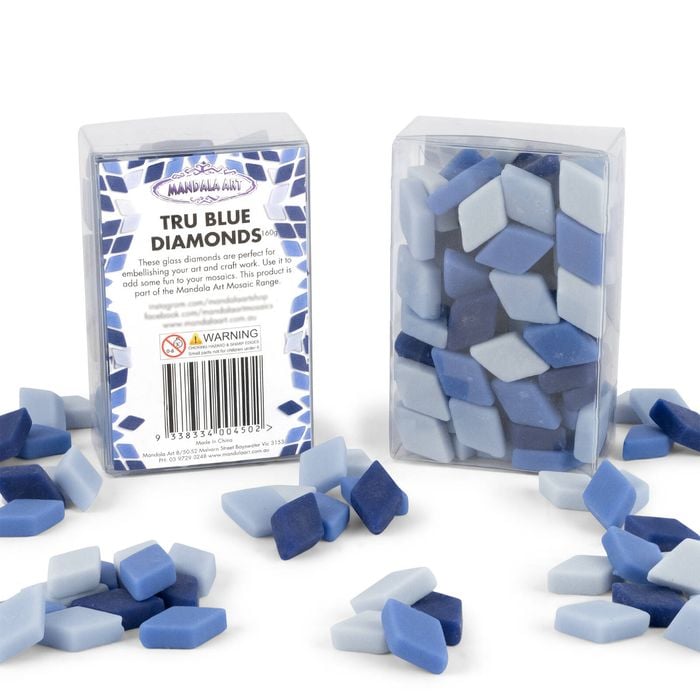 Mandala Art Tru Blue Diamond Mosaic Tiles