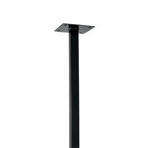 Sandleford 1100 x 25mm Black Letterbox Post