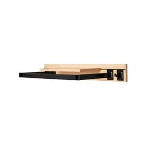 Hanging Wardrobe Kit with Shelf 800mm Oak