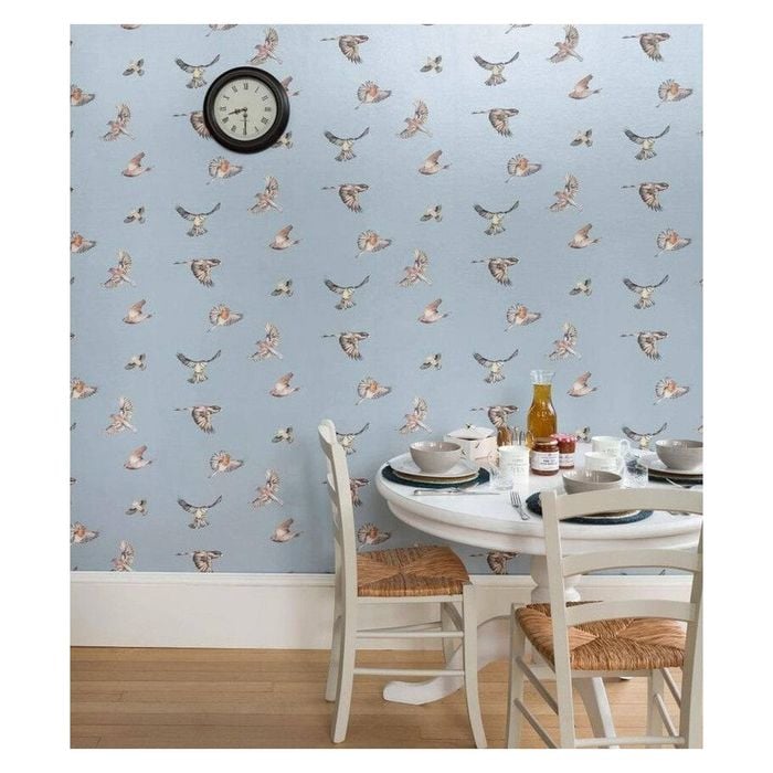 Wallpaper Early Bird Blue