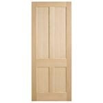Corinthian 2340 x 920 x 40mm Entrance Door Blonde Oak AWO7 - 920mm
