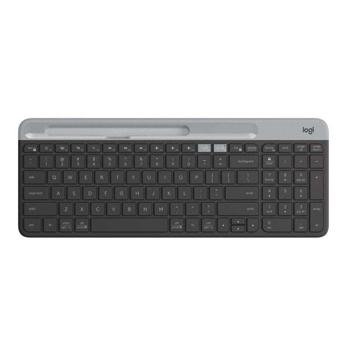 Logitech K580 Slim Multi-Device Wireless Keyboard - Graphite - Bunnings ...
