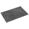 Argon Tableware Marble Chopping Board - 30 X 20cm - Black Rectangular Cutting Board Solid Worktop Protector Mat Serving Platter