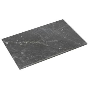 Argon Tableware Marble Chopping Board - 30 X 20cm - Black Rectangular Cutting Board Solid Worktop Protector Mat Serving Platter