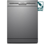 Kleenmaid Stainless Steel Freestanding/Built Under Dishwasher WELS 4.5 Star 10.5L Per Wash