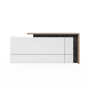 Artemss 180cm Modern Reception Desk Counter Desks- Left
