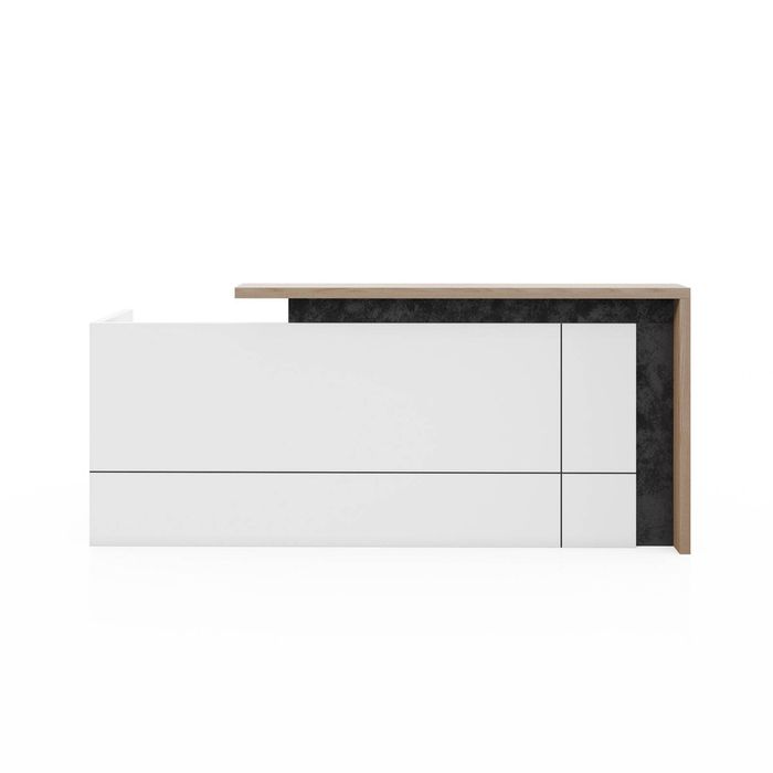 Artemss 180cm Modern Reception Desk Counter Desks- Left
