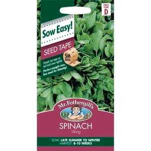Mr Fothergill's Spinach Viking Seed Tape