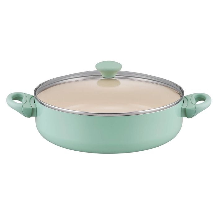 RACO SmartStart Ceramic Nonstick Induction Covered Sauteuse 30cm/5.7L Lichen