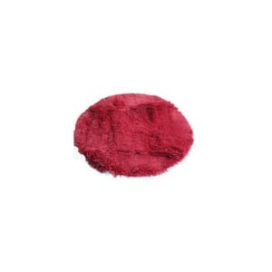 Long Hair Floor Rug Burgundy Round 80cm diameter
