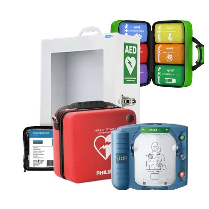 Heartstart Hs1 Defibrillator First Aid Kit Bundle