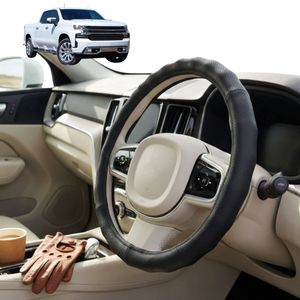 Australian Goose Steering Wheel Cover for Chevrolet Silverado 2019 - Current (GMT T1XX) Circle Black
