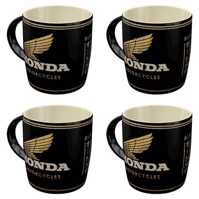 4x Nostalgic-art Ceramic Mug Honda Mc Motorcycles Retro Design 330ml