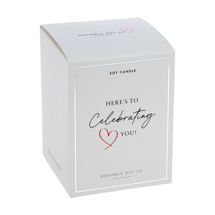Bramble Bay Celebrating You Papaya & Coconut Soy Candle Home Fragrance 300g