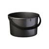 IP Plastics 13L Charcoal Round Bucket