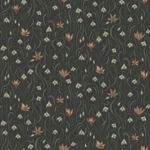 Wallpaper Trader Signe Wallpaper Roll 10.05m X 53cm, Charcoal