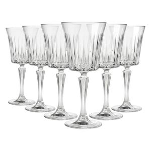 RCR Timeless Crystal Red Wine Glasses - 300ml - Pack of 6