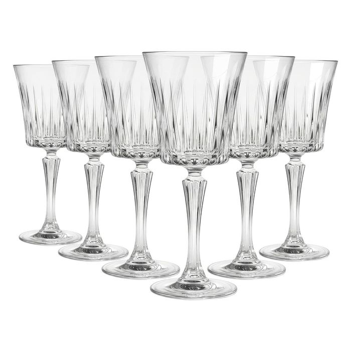 RCR Timeless Crystal Red Wine Glasses - 300ml - Pack of 6