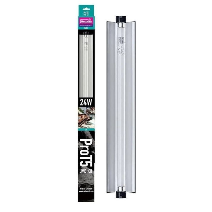 Arcadia Pro T5 6% Uvb 24w Reptile Lighting Kit