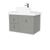 New England Joinery 750mm Diadem Centre Basin Freedom Top Wall Hung Vanity