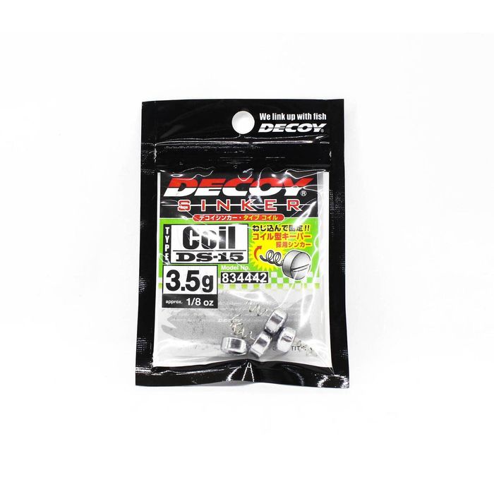 Decoy DS15 Coil Type Fishing Sinker Weight 3.5g