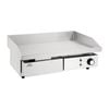Nisbets Essentials Steel Plate Countertop Griddle Electric 3kw 550x430x230mm Commercial Kitchen Cooking Equipment
