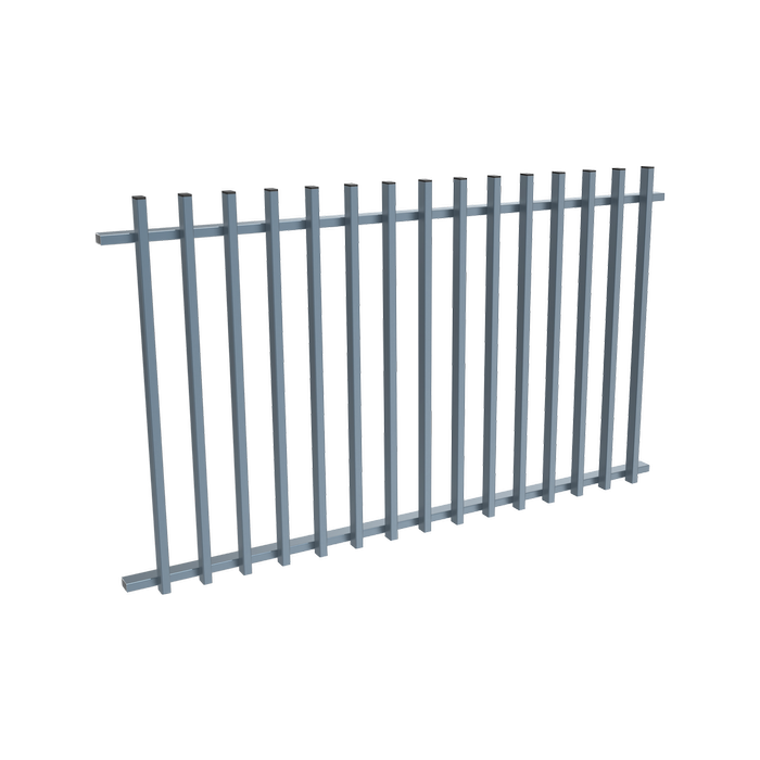 ProtectorAl 1800 x 1050mm Deep Ocean Aluminium Batten Balustrade Panel