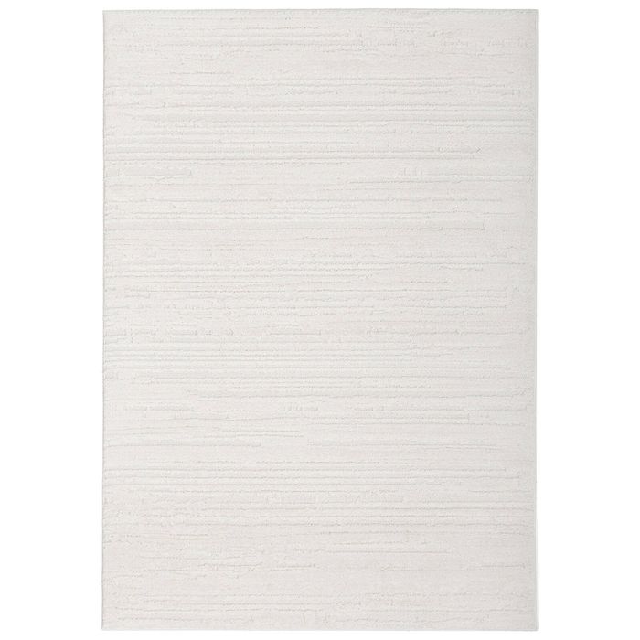Elias Ezra White 330x240cm - Extra Large Pet Friendly Power Loomed Rug