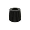 3A Racing 76mm Neck Pod Air Filter, Black Top Black Element