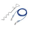 Paws & Claws Pet/Dog 4m Tie Out Cable w/ Stake Combo Outdoor Leash Assorted