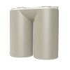 Melro Tanks 10000L Smooth Cream Tall Slimline 10010 Poly Water Tank