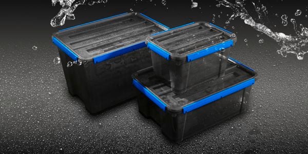 For indoors or outside, or from dry to damp conditions, the IP67 Waterproof Inabox Sealed Storage Containers are the smart storage choice