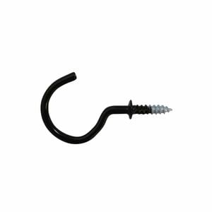 Everhang 21mm Black Cup Hooks - 10 Pack