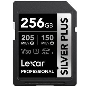 Lexar Professional Silver Plus Sdxc Card - 256gb