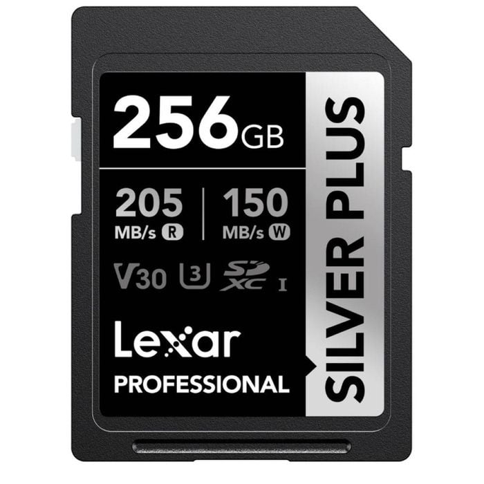 Lexar Professional Silver Plus Sdxc Card - 256gb