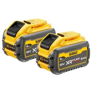 DeWALT 18V/54V XR FLEXVOLT 9.0Ah - Twin Pack
