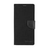 Goospery Canvas Diary Case For Iphone 14 Pro - Black