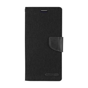 Goospery Canvas Diary Case For Iphone 14 Pro - Black