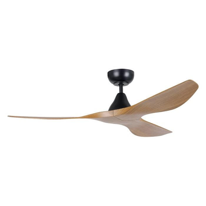 Eglo Surf 52" Dc Fan Burmese Teak/black